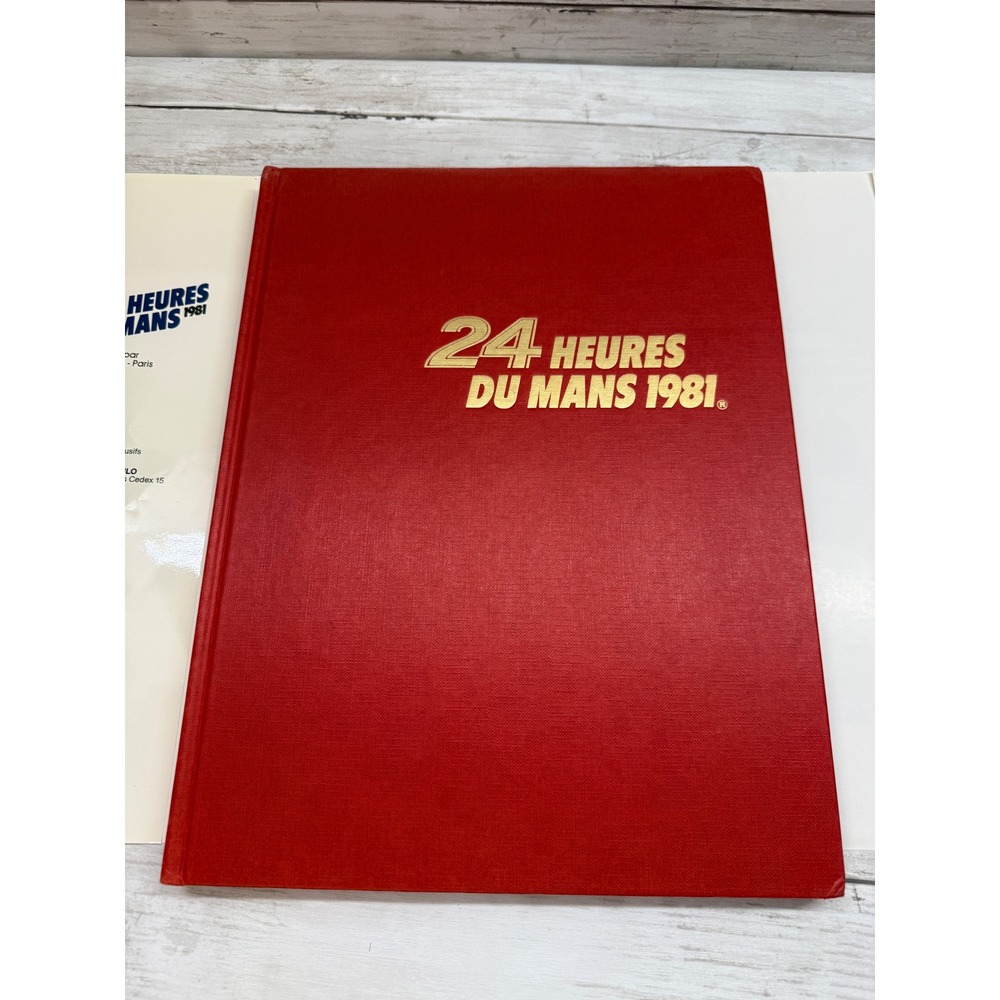 24 Heures Du Mans 1981 Hardcover Book Dust Jacket Le Mans Porsche Racing French - Picture 5 of 14